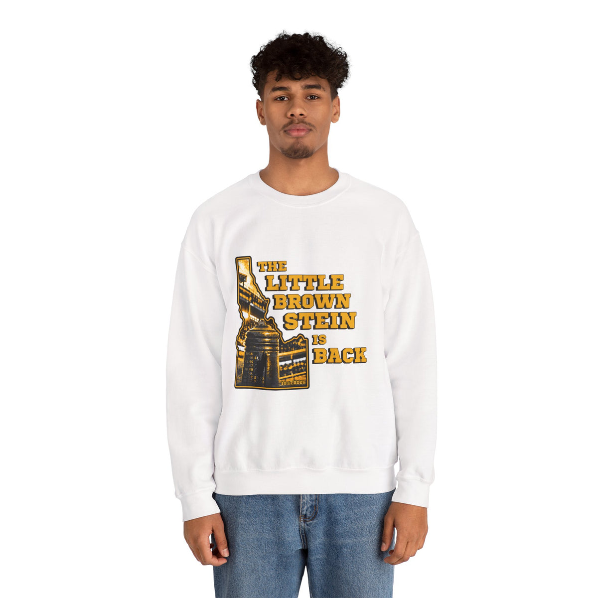 The Little Brown Stein Is Back Crewneck Sweatshirt | Idaho Vandals Football Rivalry Game Day Apparel