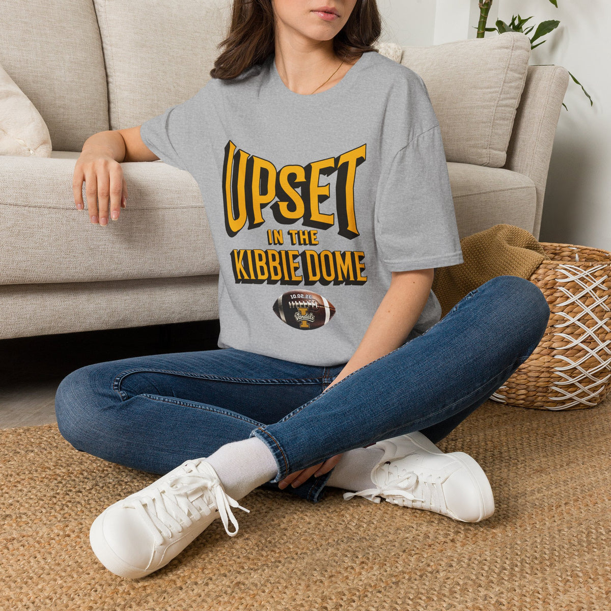 Upset in the Kibbie Dome T-Shirt | Idaho Vandals Football Celebration Tee