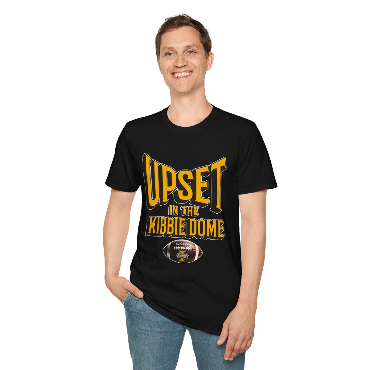 Upset in the Kibbie Dome T-Shirt | Idaho Vandals Football Celebration Tee