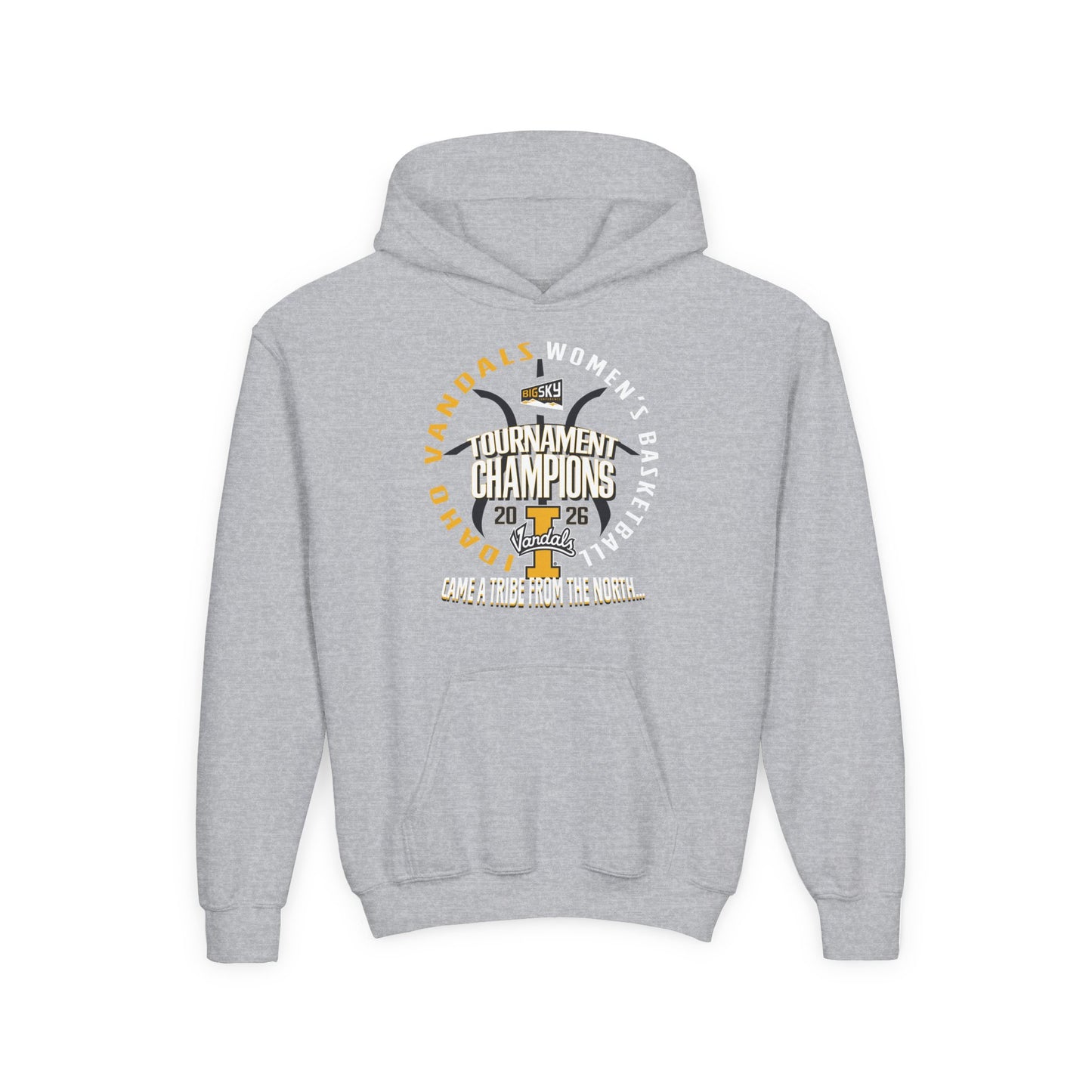 Youth Women's 2026 Big Sky Champions Heavy Blend Hooded Sweatshirt