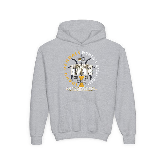 Youth Women's 2026 Big Sky Champions Heavy Blend Hooded Sweatshirt