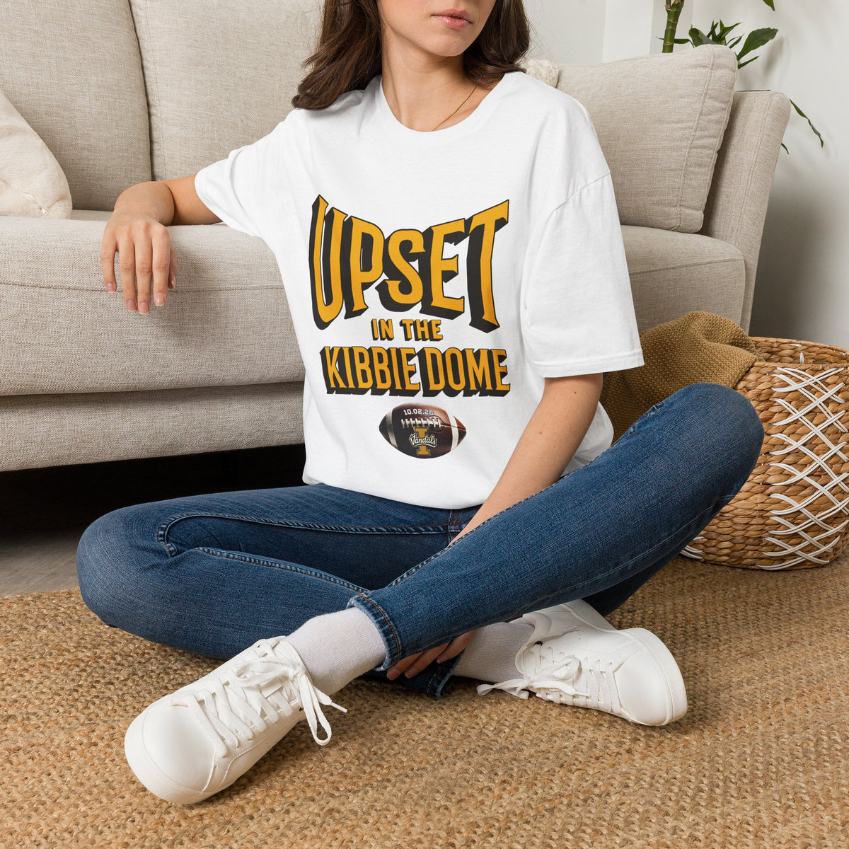Upset in the Kibbie Dome T-Shirt | Idaho Vandals Football Celebration Tee