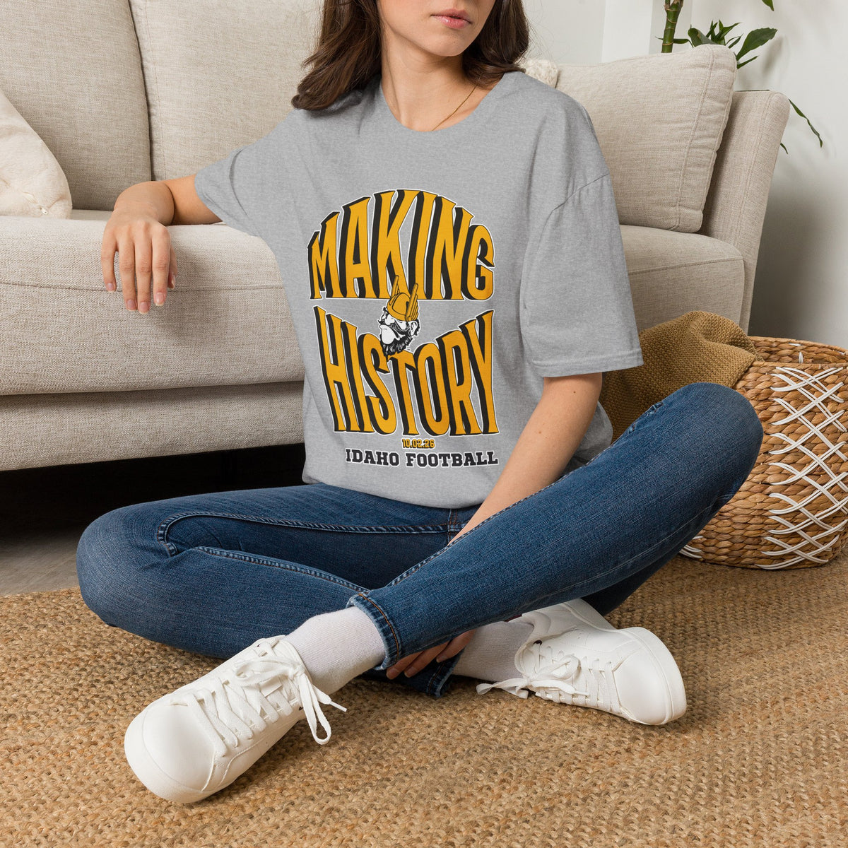 Making History Idaho Football T-Shirt | Vandals Win Game Day Tee