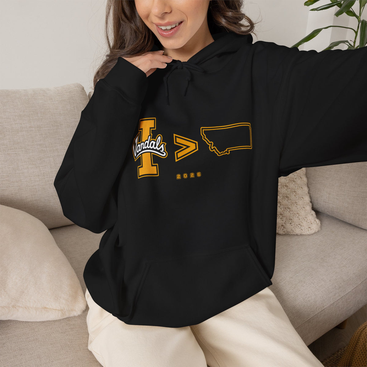 Idaho Is Greater Than Montana Hoodie | Idaho Vandals Football Sweatshirt