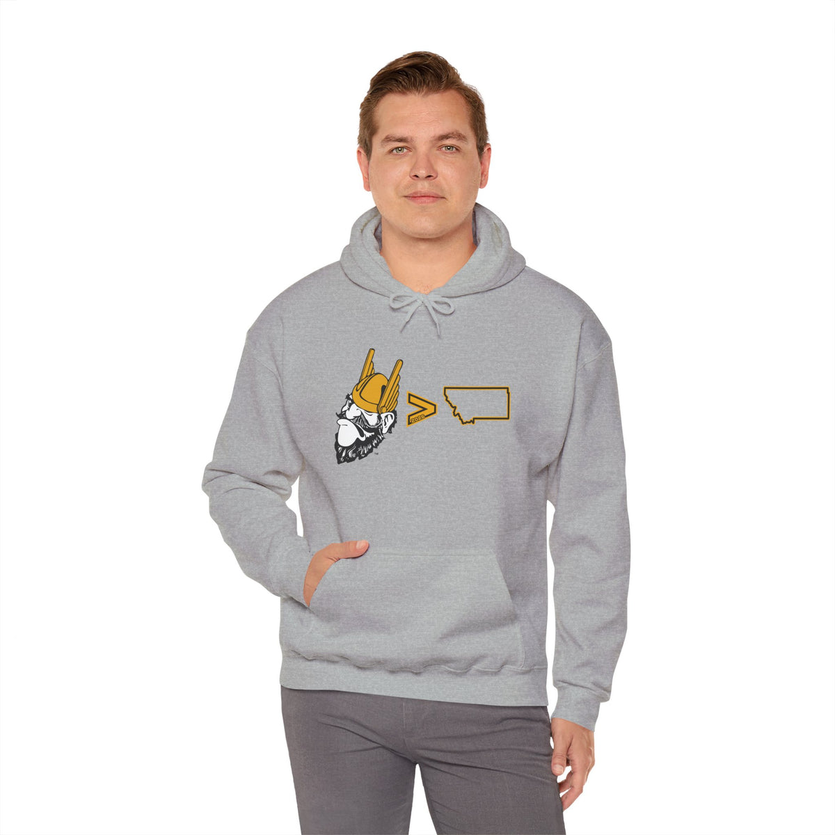 Idaho Is Greater Than Montana Hoodie | Joe Vandal University of Idaho Sweatshirt