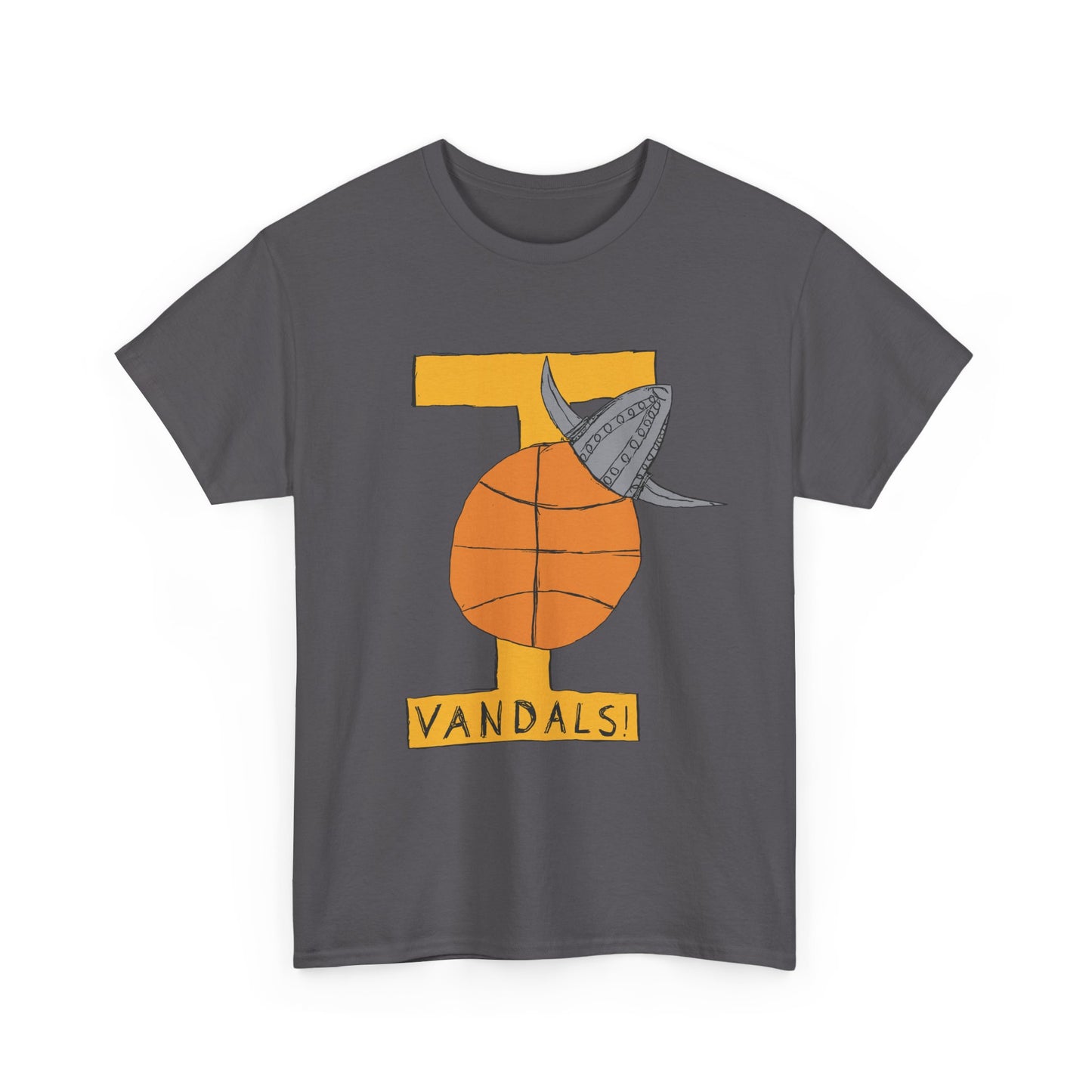 Vandal Education Basketball Unisex Heavy Cotton Tee